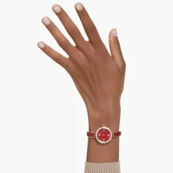 Swarovski Armbanduhr Damen Matrix bangle rot rosegold 5690811