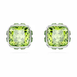 Swarovski Birthstone Ohrstecker August Grün-Kristall Rhodium 5661958