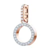 Swarovski Charm Damen Remix Collection Buchstabe O Roségold 5437607