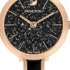 Swarovski Crystalline Delight Uhr, Artikelnummer M5580530  Elegantes Metallarmband in Schwarz mit Roségoldfarbenem Finish