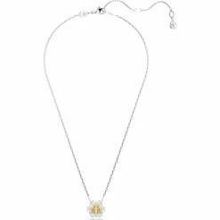 SWAROVSKI Damen Anhänger Blume Gelb Rhodiniert IDYLLIA 5679939