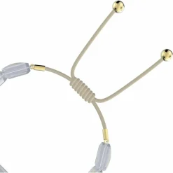 Swarovski Damen Armband Letra Stern, Weiß, Goldfarbe 5615862