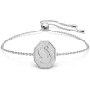 Swarovski Damen Armband Signum Schwan, Weiß, Silber 5621099