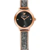 Swarovski Damen Armbanduhr Cosmic Rock Schwarz Rosegoldfarbe 5376068