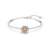 Swarovski Damen Armreif Eternal Flower Blume, Mehrfarbig, Metallmix 5642890