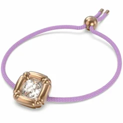 Swarovski Damen Dulcis Armband Kissenschliff, Roségold, Roségold-Legierungsschicht 5617983