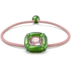 Swarovski Damen Dulcis Armband Kissenschliff, Grün-Pink 5613643