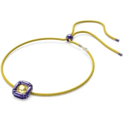 Swarovski Damen Dulcis Halskette Kissenschliff, Violett 5613645