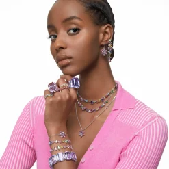 SWAROVSKI Damen Halskette Mehrfarbig GEMA 5656397