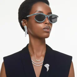 Swarovski Damen Hyperbola Ohrhänger weiß 5668354