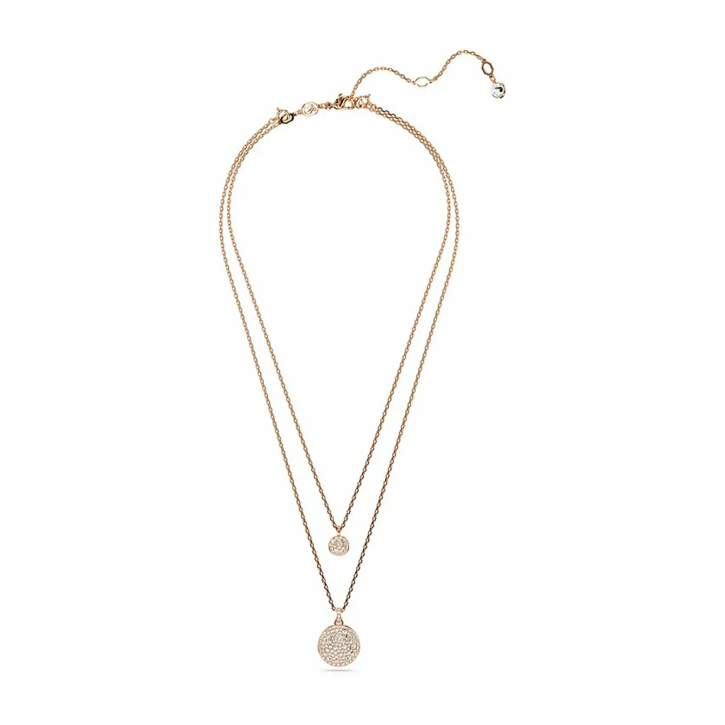 Swarovski Damen Kette Meteora Rosegold 5683449