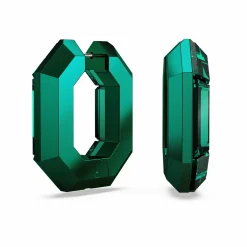 SWAROVSKI Damen Minikreolen Grün LUCENT 5680786