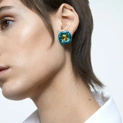 Swarovski Damen Ohrringe Dulcis Ohrstecker Kissenschliff, Blau 5601588