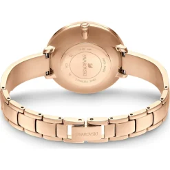 SWAROVSKI Damen Schweizer Armbanduhr CRYSTALLINE DELIGHT grau rosegold 5642218