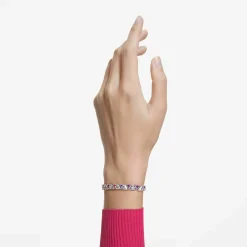 Swarovski Damen Tennis Armband Trilliant-Schliff Rosa MATRIX 5614928