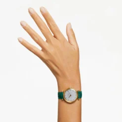 Swarovski Damen Uhr Grün CRYSTALLINE WONDER 5656893