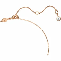 SWAROVSKI Damen Unendlichkeits Anhänger Weiß Rosegold HYPERBOLA 5684084