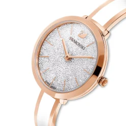 Swarovski Damenuhr Crystalline bangle delight S Weiß/Rosegoldfarben 5580541