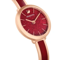 Swarovski Damenuhr Crystalline bangle delight S Rot/Rosegoldfarben 5647455