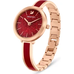 Swarovski Damenuhr Crystalline bangle delight S Rot/Rosegoldfarben 5647455