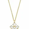Swarovski Halskette Damen Attract Round Anhänger Gold Klar 5186447