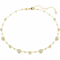 Swarovski Halskette Damen Imber all around weiß goldfarben 5680090