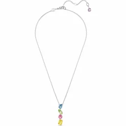 Swarovski Halskette Damen Gema Y Pendant multicolor rhodiniert 5692421