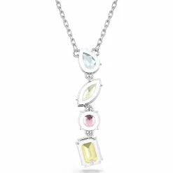 Swarovski Halskette Damen Gema Y Pendant multicolor rhodiniert 5692421