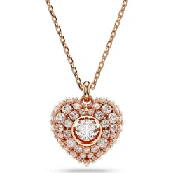 SWAROVSKI Halskette Damen IDYLLIA Heart Weiß/Roségold 5680402