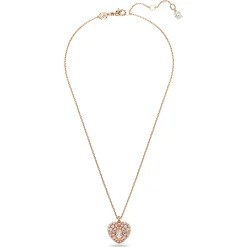 SWAROVSKI Halskette Damen IDYLLIA Heart Weiß/Roségold 5680402