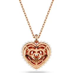 SWAROVSKI Halskette Damen IDYLLIA Heart Weiß/Roségold 5680402
