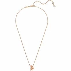 Swarovski Halskette Damen Hyperbola Pendant 3 Row weiß roségold 5701494