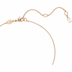 Swarovski Halskette Damen Hyperbola Pendant 3 Row weiß roségold 5701494
