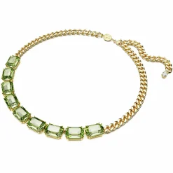 Swarovski Halskette Unisex Millenia Grün/Gold 5671255