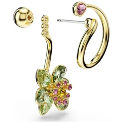 Swarovski Idyllia Drop-Ohrhänger Verschiedene Schliffe, Blume, Mehrfarbig 5709025