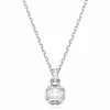 Swarovski Kette mit Anhänger Birthstone April Kissenschliff Weiß 5651704
