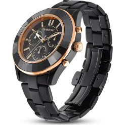 Swarovski Octea Lux Sport Unisex Chronograph Uhr Schwarz 5610472