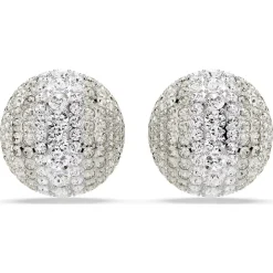 Swarovski Ohrclips Damen Sublima Weiß Rhodiniert 5699563