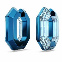 Swarovski Ohrringe Damen Lucent Hoop Octagon Small blau 5696038