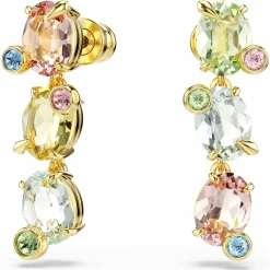 Swarovski Ohrringe Damen Gema Drop multicolor goldfarben 5714815