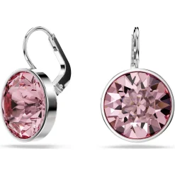 Swarovski Ohrringe Damen Bella Drop Rosa Silber Rhodiniert 5724290