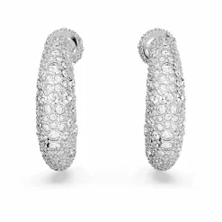 Swarovski Ohrringe Damen Luna Tropfen Halbmond Weiß 5666179