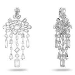 Swarovski Ohrringe Unisex Gema Silber Weiß 5639329