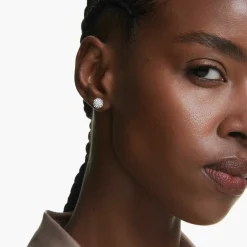 Swarovski Ohrstecker Damen Dextera Sphere weiß rhodiniert 5700290