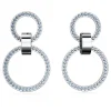Swarovski Ohrstecker Dextera Damen Ohrringe Blau Rhodiniert 5663503