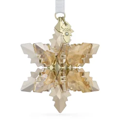 Swarovski Ornament Annual Edition Festive 3D 2024 Champagne/Goldfarben 5674348