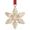 Swarovski Ornament Annual Edition Little Snowflake Goldfarben 5674384