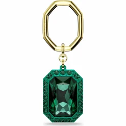 Swarovski Schlüsselanhänger Lucent Octagon Cut Grün/Gold Tone 5666643
