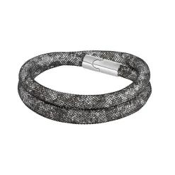 Swarovski Stardust Armband Damen Doppelreihig Schwarz 5136303