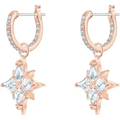 Swarovski SYMBOLICA:PE HOOP STAR CZWH/CRY/ROS 5494337